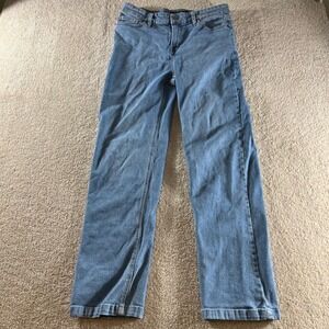 French Connection Essentials Straight Leg Jeans Womens 12 Blue Excellent Denim‎